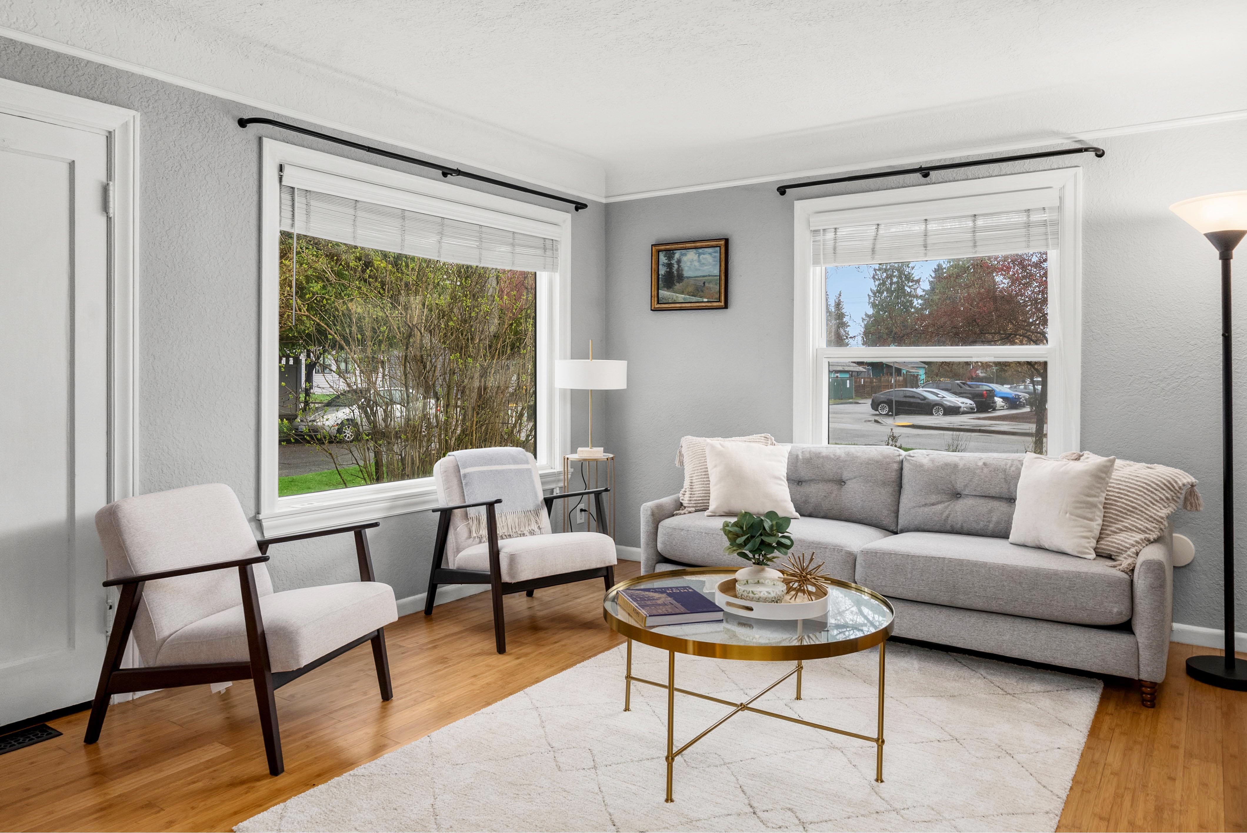 Living room seating area