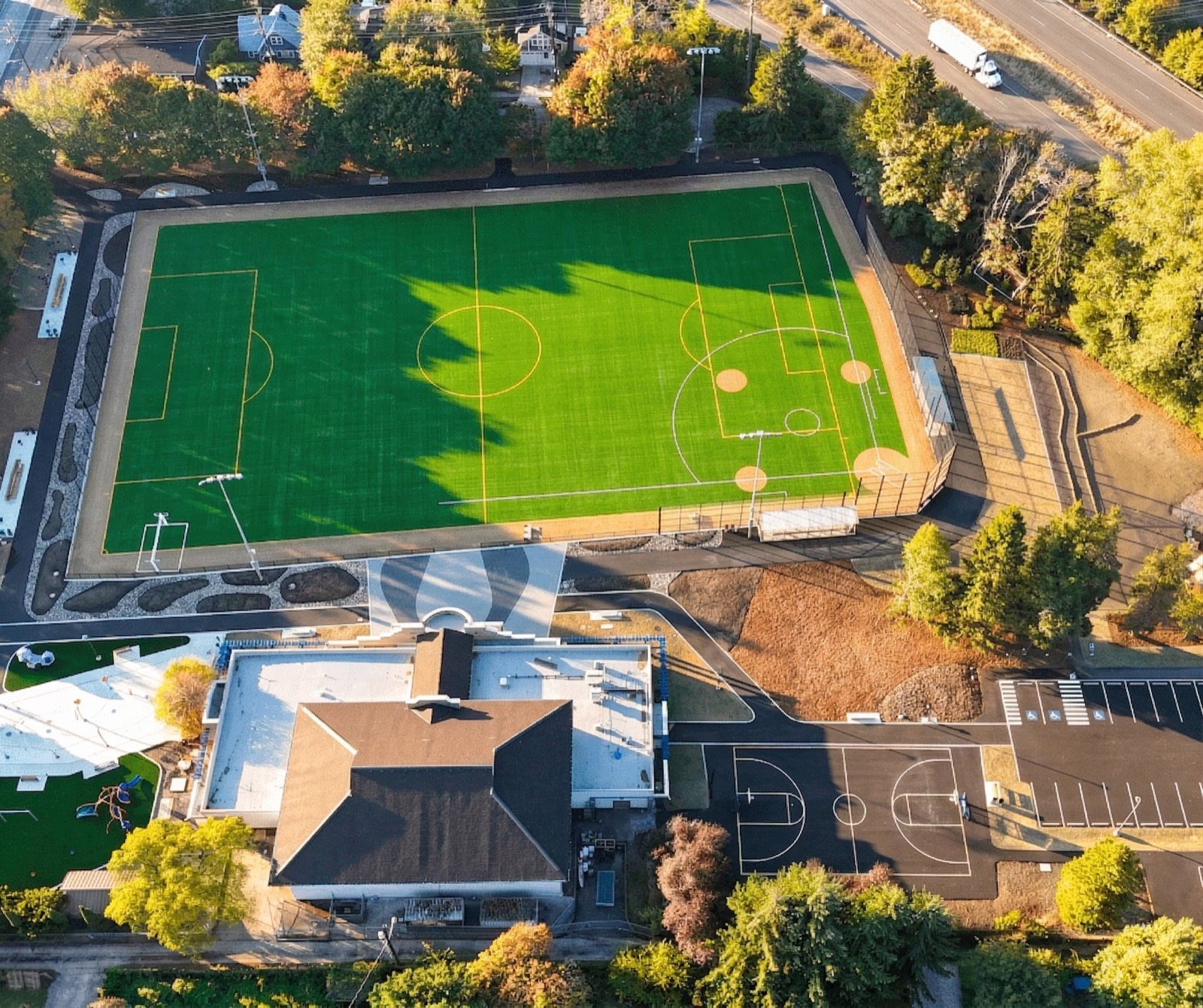 South Park Playfield — sports fields and community center